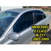 Дефлектори вікон Mercedes E-class W-211 2003-2009 Sedan накладні (DEFL) Q2 Дефлектори вікон Mercedes E-class W-211 2003-2009 Sedan накладні (DEFL) Q2